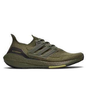 Adidas UltraBoost 21 Olive Green Sneakers Shoes Boost